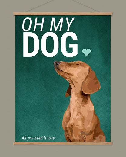 Customized dog poster D15