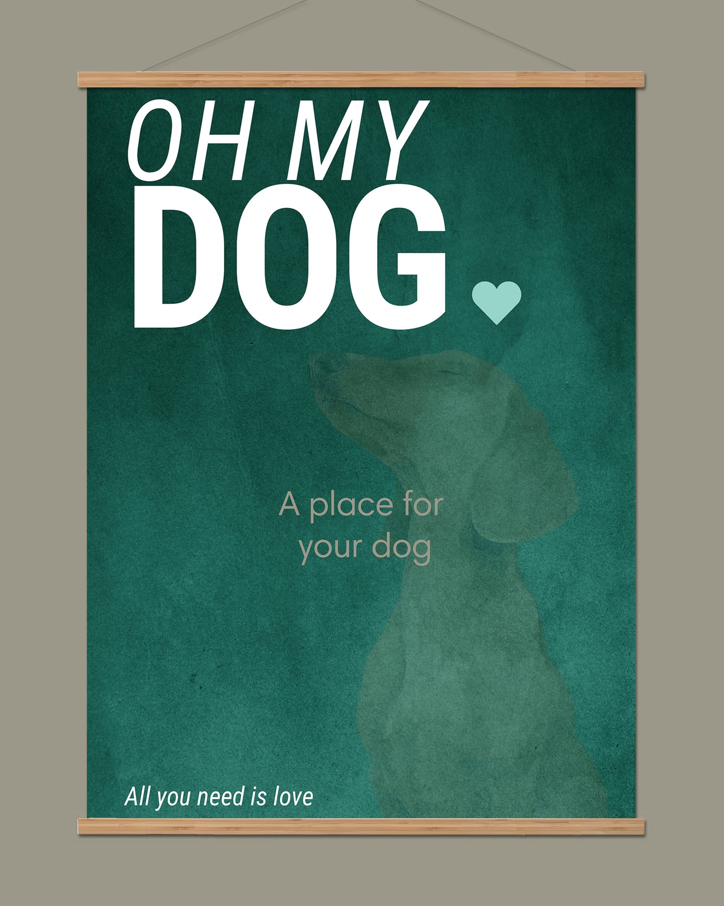Customized dog poster D15