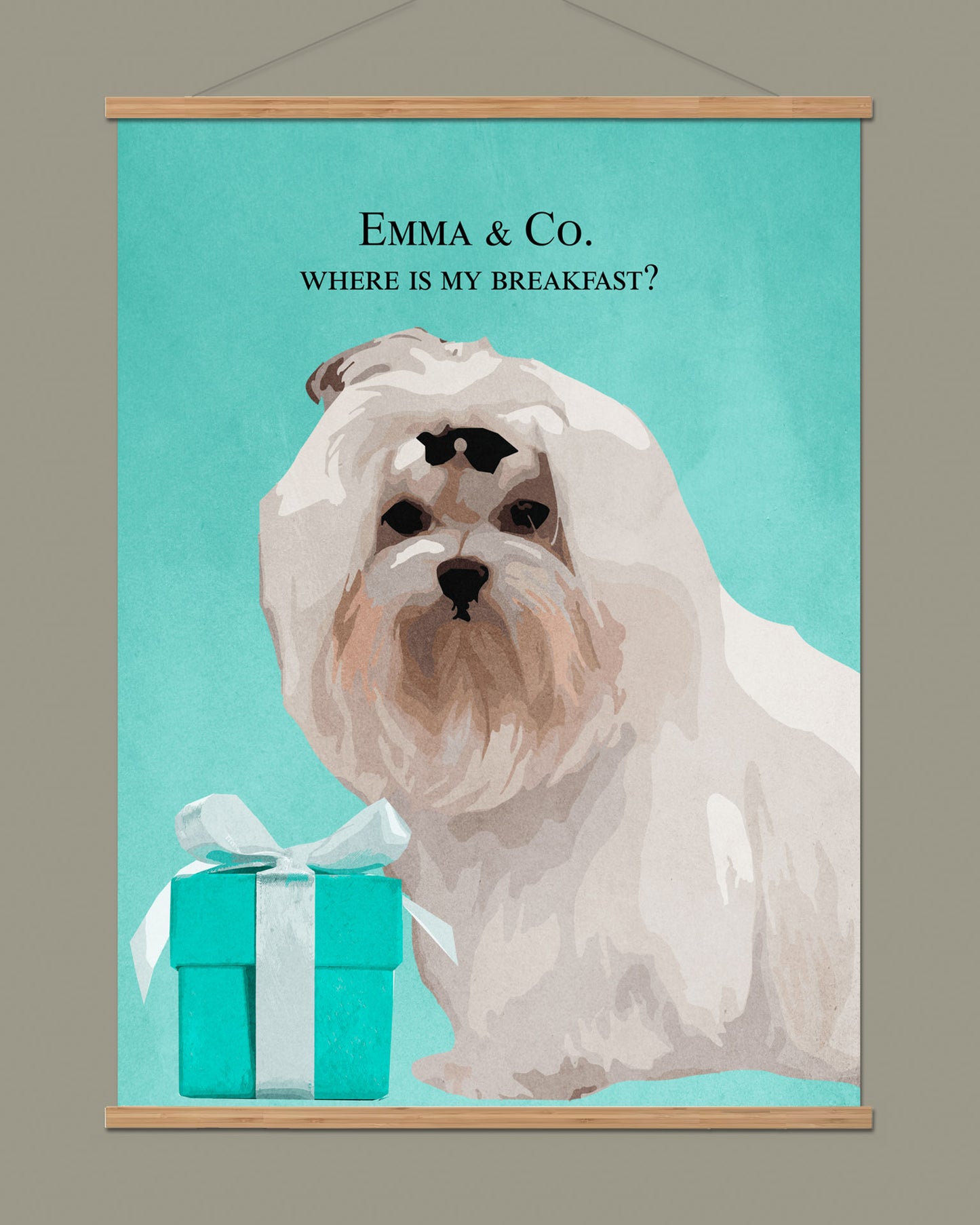 Personalisiertes Hundeposter „Emma &amp; Co.“