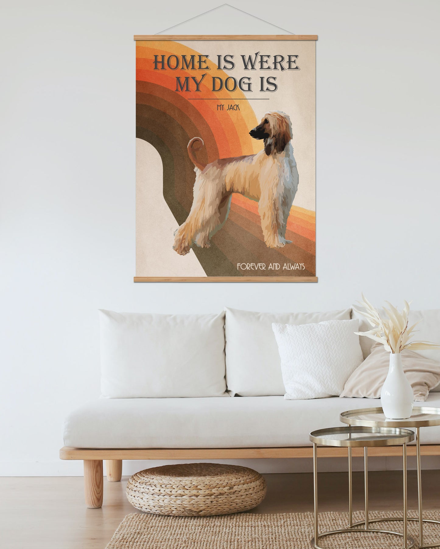 Customized dog poster D12